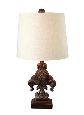 resin table lamp