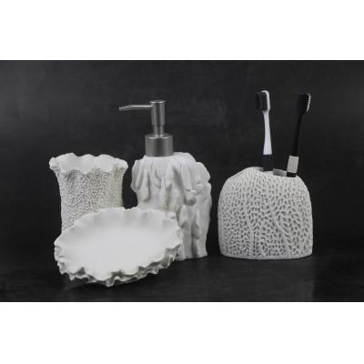 resin bathroom accessory sets