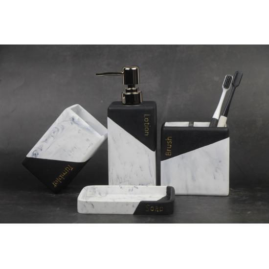 resin bathroom accessory sets