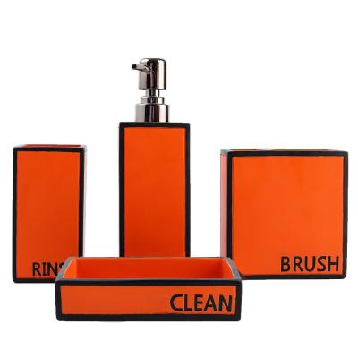  resin bathroom accessory sets