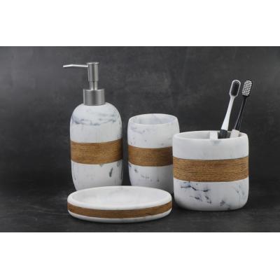 resin bathroom accessory sets