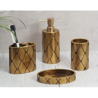 resin bathroom accessory sets