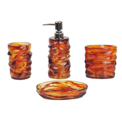 resin bathroom accessory sets