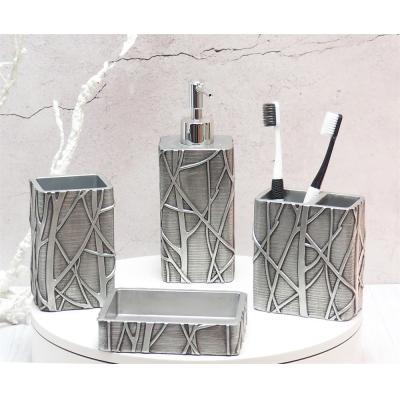 resin bathroom accessory sets