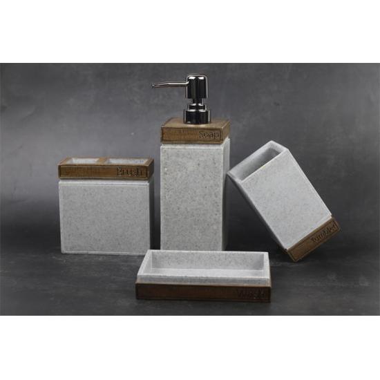 resin bathroom accessory sets