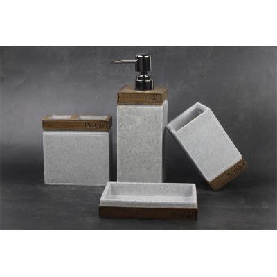 resin bathroom accessory sets