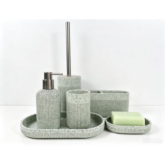 resin bathroom accessory sets