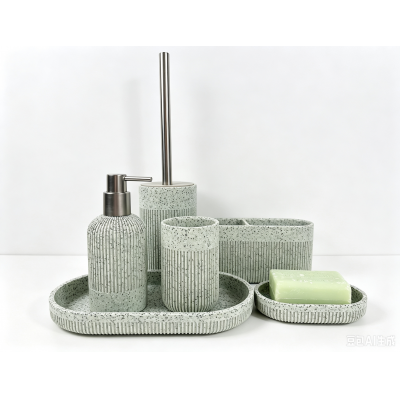 resin bathroom accessory sets