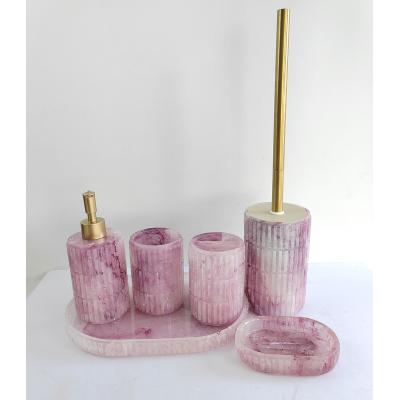 resin bathroom accessory sets