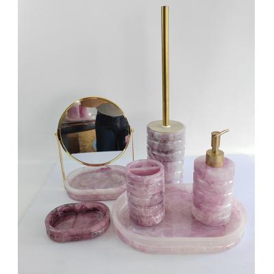 resin bathroom accessory sets